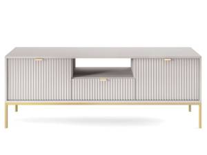 TV-Schrank AMBER Gold - Grau