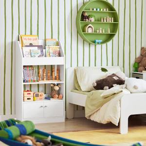 Étagère à Livres Enfant Meuble Rangement pour Livres et Jouets Bibliothèque  pour Enfant, KMB51-W