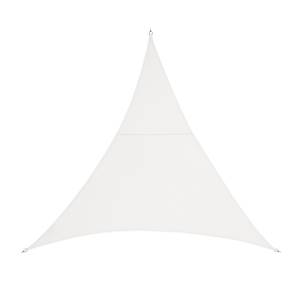 Voile d’ombrage triangulaire blanc crème 300 x 245 cm