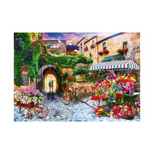 Puzzle Der Blumenmarkt 1000 Teile Papier - 27 x 6 x 40 cm