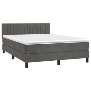 Boxspringbett 3017268-14 Dunkelgrau - 144 x 193 cm