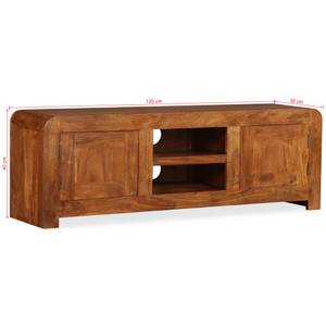 TV-Möbel 244679 Braun - Massivholz - Holzart/Dekor - 120 x 40 x 30 cm