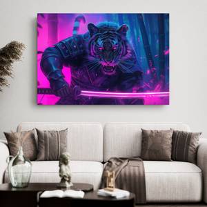 Bild Cyber Tiegr XVII Rosé - 100 x 70 cm