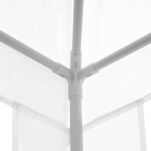 Gartenpavillon 84C-432V00WT Weiß - Textil - 270 x 254 x 270 cm