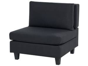 Sofa mit Ottomane UNSTAD 4-tlg Schwarz