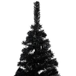 Sapin de noël artificiel Noir - Gris - Blanc - 75 x 150 x 75 cm