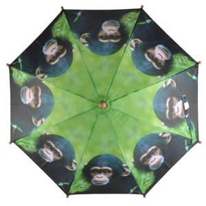 Parapluie enfant out of Africa Singe Textile - 71 x 58 x 71 cm