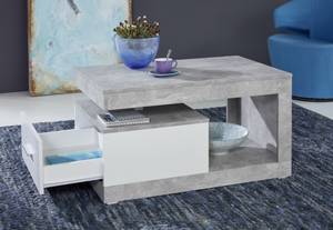 Table basse UNIVERSAL 1 articles Blanc