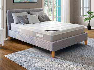 Matelas classique DUCHESSE Blanc - Textile - 140 x 28 x 190 cm