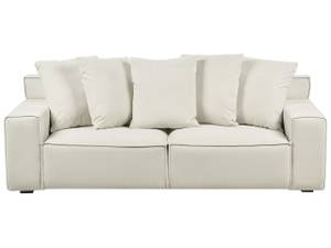3-Sitzer Sofa VISKAN Cremeweiß - Weiß