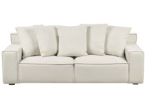 3-Sitzer Sofa VISKAN Weiß - Textil - 200 x 67 x 82 cm