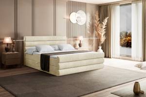 Boxspringbett CELESTIA-Z Ecru - Breite: 120 cm - H4