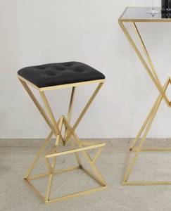 Barhocker Gold - Metall - 40 x 75 x 40 cm