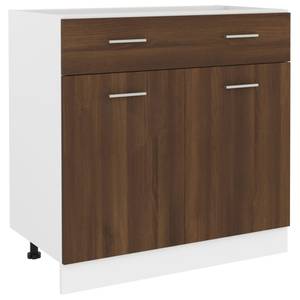 Küchenschrank 3015789-16 Braun - Eiche Dunkel - 80 x 46 cm