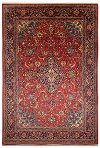 Sarough - 327x217cm Rot - Naturfaser - 217 x 1 x 327 cm