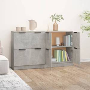 Sideboard (2er Set) 3015627 Steingrau