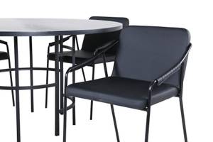 Essgruppe Copenhagen (5-teilig) Braun - Massivholz - 140 x 74 x 140 cm