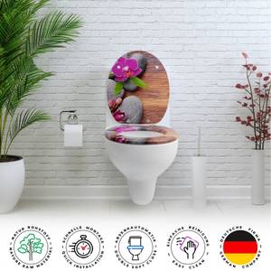 Premium Wc Sitz - Orchid Braun - Holzwerkstoff - 38 x 5 x 44 cm