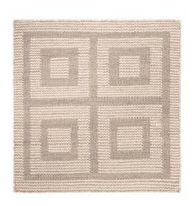 Kelim Modern - 60x60cm Beige - Naturfaser - 60 x 1 x 60 cm