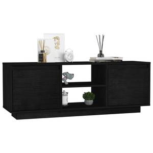 TV-Schrank D918 Schwarz - Massivholz - 30 x 40 x 110 cm