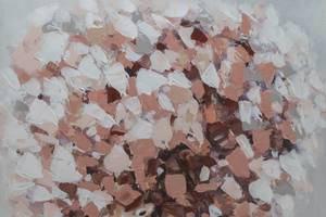 Acrylbild handgemalt Sinnlicher Moment Pink - Massivholz - Textil - 60 x 90 x 4 cm