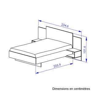 Lit Garlone 235 x 206 cm