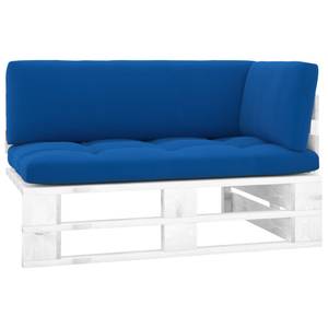 Paletten Ecksofa 3016504-6 Dunkelblau - Weiß