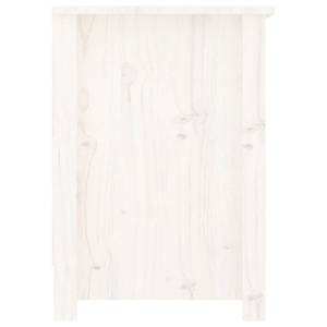 TV-Schrank D984 Weiß - Massivholz - 37 x 52 x 103 cm