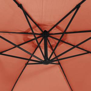 Parasol en porte-à-faux 3007815 Brun rouge