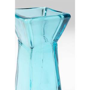 Vase Piramide I Bleu - Verre - 10 x 30 x 10 cm