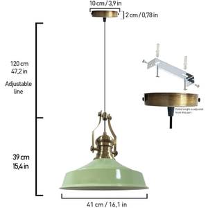 Pendelleuchte Neo-Asletl Lampe Mint - Weiß