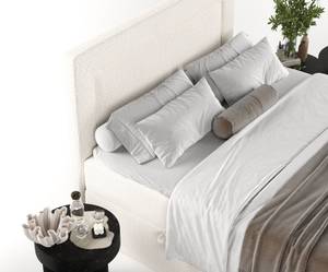 Boxspringbett Imagine Creme - Breite: 180 cm - H4