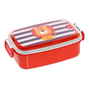 Lunchbox Tiere Rot - Kunststoff - 9 x 5 x 18 cm