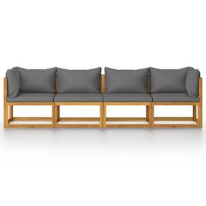 Gartensofa 3009697-24 Grau - Massivholz - Holzart/Dekor - 70 x 60 x 70 cm