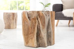 Beistelltisch WOOD Braun - Massivholz - Holzart/Dekor - 30 x 40 x 30 cm