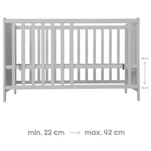 Babyzimmer Set Hamburg 2-teilig Grau - Holzwerkstoff