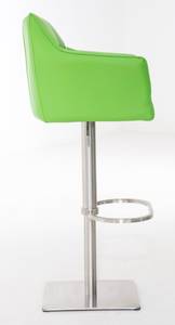 Tabouret de bar Damaso Lot de 2 Vert - Argenté