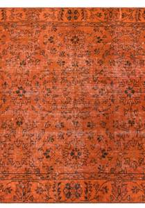 Teppich Ultra Vintage DCCXLVII Orange - Textil - 109 x 1 x 201 cm