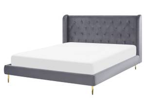 Doppelbett FORBACH Grau - Breite: 174 cm