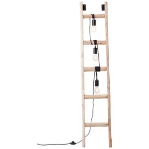 Stehleuchte Ladder Eisen / Eukalyptus massiv - 3-flammig
