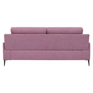 3-Sitzer Sofa Amsterdam Pink - Metall - Textil - 208 x 92 x 90 cm