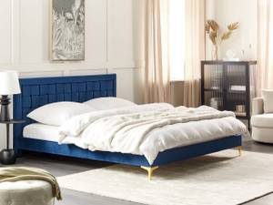 Doppelbett LIMOUX Blau - Marineblau - 187 x 96 cm