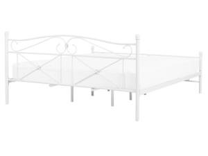 Doppelbett RODEZ Weiß - Breite: 166 cm