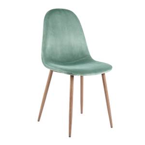 Chaise Fredrik (Lot de 2) Vert - Textile - 46 x 84 x 53 cm