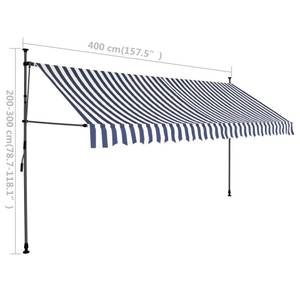 Einziehbare Markise 3000948-2 Breite: 400 cm