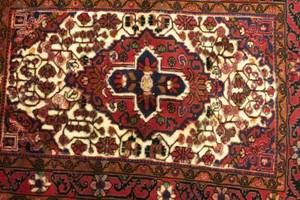 Hamadan - 140x100cm Beige - Naturfaser - 100 x 1 x 140 cm