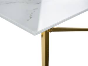 Table basse EMPORIA Doré - Gris - Blanc