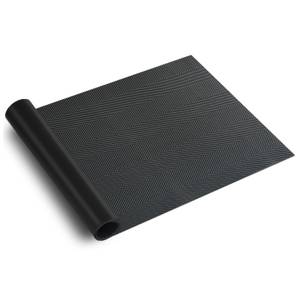 Vinyl-Läufer Catania Grau - Kunststoff - 180 x 1 x 450 cm