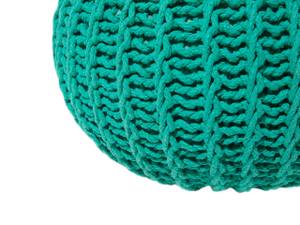 Pouf CONRAD Vert émeraude - 50 x 35 x 50 cm