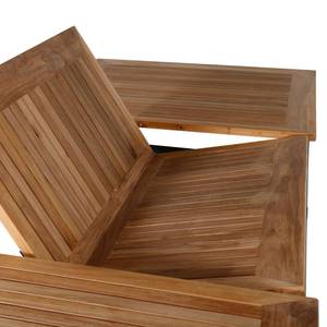 Gartenmöbel-Set Panama Schwarz - Massivholz - 90 x 74 x 160 cm